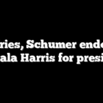 Jeffries, Schumer endorse Kamala Harris for president