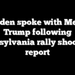 Jill Biden spoke with Melania Trump following Pennsylvania rally shooting: report