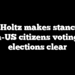Lou Holtz makes stance on non-US citizens voting in elections clear