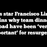 Mets star Francisco Lindor explains why team dinners on road have been ‘very important’ for resurgence