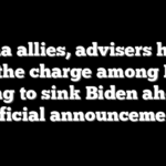 Obama allies, advisers helped lead the charge among Dems looking to sink Biden ahead of official announcement