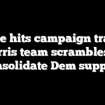 Vance hits campaign trail as Harris team scrambles to consolidate Dem support