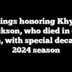Vikings honoring Khyree Jackson, who died in car crash, with special decals for 2024 season