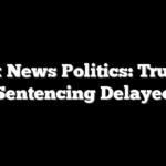 Fox News Politics: Trump Sentencing Delayed