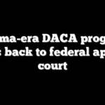 Obama-era DACA program heads back to federal appeals court