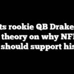 Patriots rookie QB Drake Maye floats theory on why NFL fans in UK should support his team
