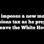 Biden imposes a new methane emissions tax as he prepares to leave the White House