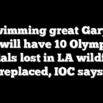US swimming great Gary Hall Jr will have 10 Olympic medals lost in LA wildfires replaced, IOC says