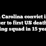 South Carolina convict inches closer to first US death by firing squad in 15 years