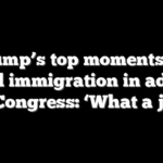 Trump’s top moments on illegal immigration in address to Congress: ‘What a job’
