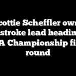Scottie Scheffler owns three-stroke lead heading into PGA Championship final round