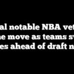 Several notable NBA veterans on the move as teams swing trades ahead of draft night