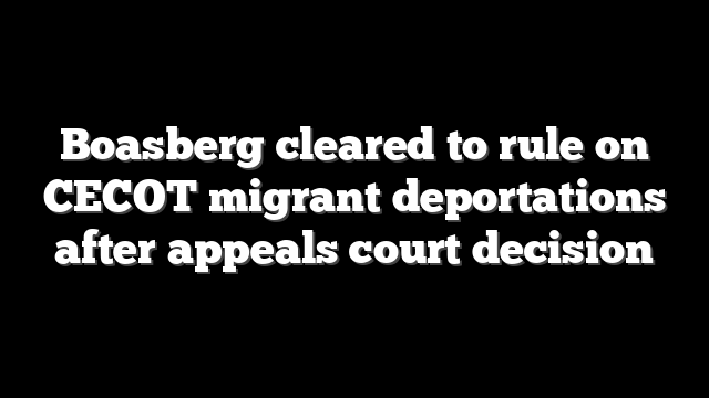 Boasberg cleared to rule on CECOT migrant deportations after appeals court decision