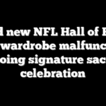 Brand new NFL Hall of Famer has wardrobe malfunction doing signature sack celebration