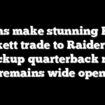 Browns make stunning Kenny Pickett trade to Raiders as backup quarterback role remains wide open