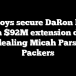 Cowboys secure DaRon Bland with $92M extension days after dealing Micah Parsons to Packers