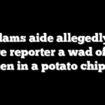 Ex-Adams aide allegedly tried to give reporter a wad of cash hidden in a potato chip bag