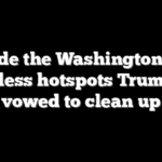 Inside the Washington, DC homeless hotspots Trump has vowed to clean up
