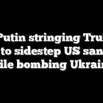 Is Putin stringing Trump along to sidestep US sanctions while bombing Ukraine?