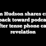 Jordon Hudson shares critical feedback toward podcasters after tense phone call revelation