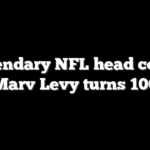 Legendary NFL head coach Marv Levy turns 100