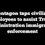 Pentagon taps civilian employees to assist Trump administration immigration enforcement