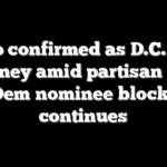 Pirro confirmed as D.C. U.S. Attorney amid partisan clash as Dem nominee blockade continues