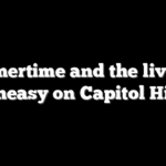 Summertime and the living is uneasy on Capitol Hill