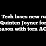 Texas Tech loses new running back Quinten Joyner for 2025 season with torn ACL