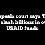 US appeals court says Trump can slash billions in owed USAID funds