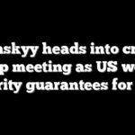 Zelenskyy heads into crucial Trump meeting as US weighs security guarantees for Kyiv
