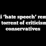 Bondi ‘hate speech’ remarks spark torrent of criticism from conservatives