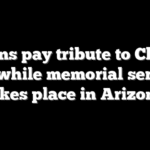 Browns pay tribute to Charlie Kirk while memorial services takes place in Arizona