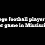 College football player dies after game in Mississippi