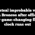 Colts steal improbable victory from Broncos after officials throw game-changing flag as clock runs out