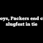 Cowboys, Packers end classic slugfest in tie