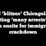 DHS ‘blitzes’ Chicagoland, netting ‘many arrests’ as Noem onsite for immigration crackdown