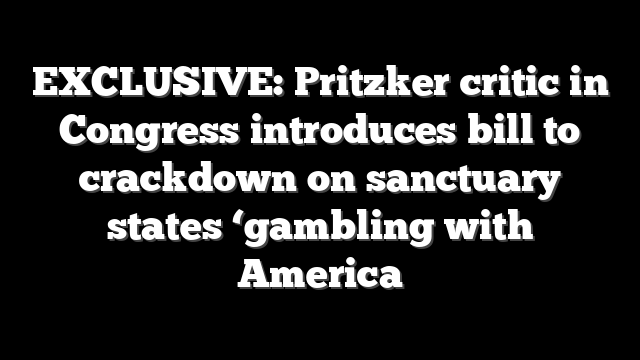 EXCLUSIVE: Pritzker critic in Congress introduces bill to crackdown on sanctuary states ‘gambling with America
