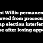 Fani Willis permanently removed from prosecuting Trump election interference case after losing appeal