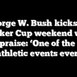 George W. Bush kicks off Walker Cup weekend with high praise: ‘One of the great athletic events ever’