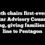 Hegseth chairs first-ever Gold Star Advisory Council meeting, giving families direct line to Pentagon