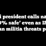 Iraqi president calls nation ‘100% safe’ even as ISIS, Iranian militia threats persist