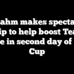 Jon Rahm makes spectacular chip to help boost Team Europe in second day of Ryder Cup