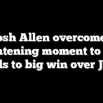 Josh Allen overcomes frightening moment to lead Bills to big win over Jets