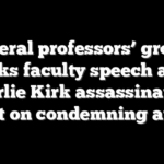 Liberal professors’ group backs faculty speech after Charlie Kirk assassination, silent on condemning attack