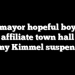 NYC mayor hopeful boycotts ABC affiliate town hall over Jimmy Kimmel suspension