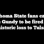 Oklahoma State fans call for Mike Gundy to be fired after historic loss to Tulsa