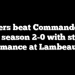 Packers beat Commanders to start season 2-0 with strong performance at Lambeau Field
