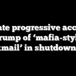 Senate progressive accuses Trump of ‘mafia-style blackmail’ in shutdown fight