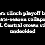 Tigers clinch playoff berth after late-season collapse, but AL Central crown still undecided